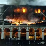 Feuer in den Alsterarkaden